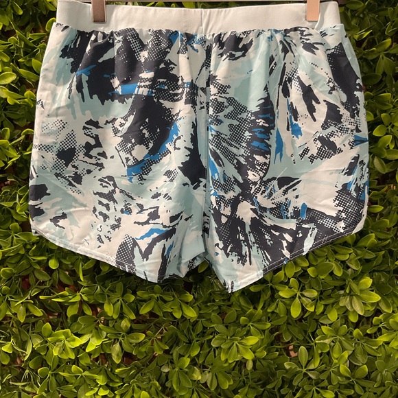 Under Armour Blue and Gray Athletic Shorts Size Medium - Picture 2 of 6